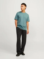 Jack & Jones T-Shirt JJEORGANIC BASIC TEE SS O-NECK (1-tlg) cyanblau