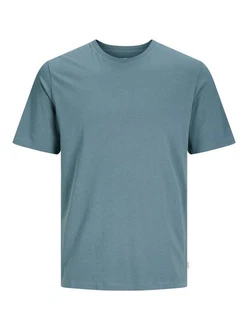 Jack & Jones T-Shirt JJEORGANIC BASIC TEE SS O-NECK (1-tlg) cyanblau Jack & Jones T-Shirt JJEORGANIC BASIC TEE SS O-NECK (1-tlg) cyanblau