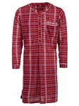 Henry Terre Nachthemd langarm Tartan Muster
