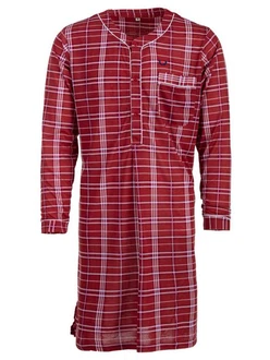 Henry Terre Nachthemd langarm Tartan Muster