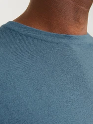 JACK & JONES Pullover JJEEmil Blau/Grau/Hellblau