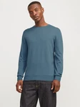 JACK & JONES Pullover JJEEmil Blau/Grau/Hellblau