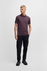BOSS Shirt 'Prime' Dunkelrot/Lila/Bordeaux