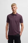 BOSS Shirt 'Prime' Dunkelrot/Lila/Bordeaux