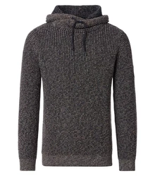 CASAMODA Strickpullover Pullover Dunkelgrau/Schwarz/Grau/Hellgrau