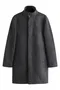 Grauer Strickfleece Mantel image