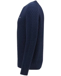 Gant Strickpullover Dunkelblau/Blau/Hellblau