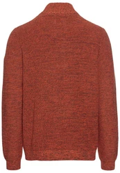 camel active Troyer Strickpullover Orange/Rot/Braun
