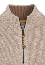 camel active Troyer Strickpullover Braun/Beige/Khaki/Grau