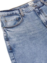 MUSTANG Straight Jeans Herren Regular Fit Denim Hose Hellblau/Blau