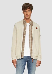 s.Oliver Strickjacke mit Bomber-Kragen Khaki/Beige