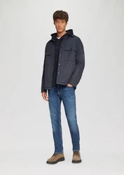 s.Oliver Longsweatshirt Sweatshirt Dunkelblau/Blau