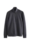 Next Sweatjacke Strukturiert mit Reißverschluss Dunkelgrau/Dunkelblau/Grau/Hellgrau