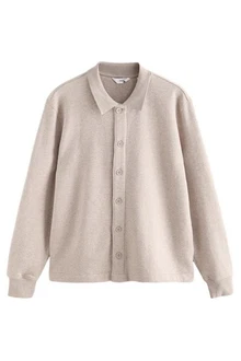 Next Hemdjacke Beige/Braun/Khaki
