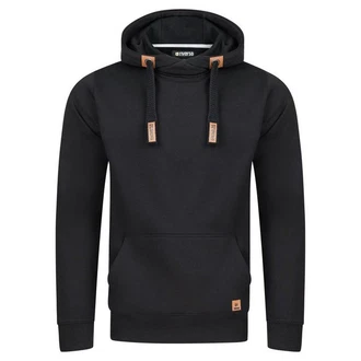 riverso Herren Kapuzenpullover RIVNiklas Regular Fit Hoodie Schwarz/Black