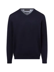 Finshley & Harding Strickpullover Dunkelblau/Blau