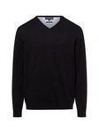 Finshley & Harding Strickpullover Schwarz/Dunkelblau