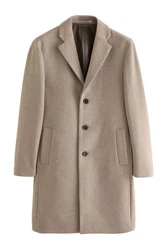 Next Kurzmantel Epsom-Mantel Beige/Braun/Khaki/Grau