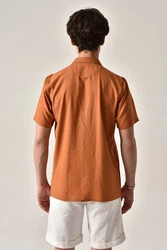 Antioch Blusenshirt Ruggero Orange/Braun/Rot