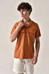 Antioch Blusenshirt Ruggero Orange/Braun/Rot