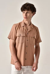 Antioch Blusenshirt Ruggero Braun/Beige