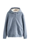 Next Kapuzenfleecejacke Teddyfell mit Reißverschluss (1-St) 