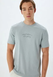 T-Shirt Rundhalsausschnitt Kurzrmelig