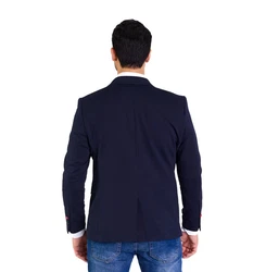 Denim Distriqt Sportliches Herren Slim Fit Jersey Sakko Navy