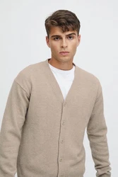 Casual Friday Strickjacke Karl beigemeliert