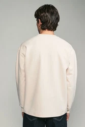 Next Langarmshirt mit Rundhalsausschnitt Beige/Khaki/Braun/Orange/Rosa