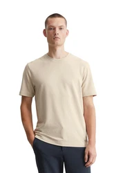 Marc O'Polo T-Shirt aus Bio-Baumwoll-Viskose Mix Khaki/Beige