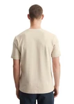 Marc O'Polo T-Shirt aus Bio-Baumwoll-Viskose Mix Khaki/Beige