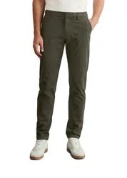 Marc O'Polo Chinohose Khaki/Dunkelgrün