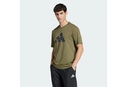 adidas Sportswear T-Shirt CODES CAMO GRAPHIC Dunkelgrün/Khaki
