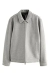 Next Steppmantel Harrington-Jacke Grau/Hellgrau
