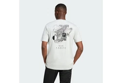 adidas Sportswear T-Shirt CITY ESCAPE SPACE GRAPHIC Weiß/Grau/Hellgrau/Creme