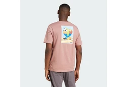adidas Sportswear T-Shirt LOUNGE STILL LIFE BOWL GRAPHIC Rosa/Gold