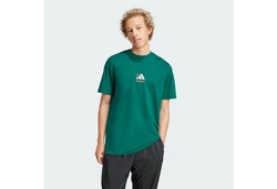 ADIDAS SPORTSWEAR Funktionsshirt Lounge Pizza Graphic Grün/Dunkelgrün