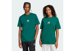 ADIDAS SPORTSWEAR Funktionsshirt Lounge Pizza Graphic Grün/Dunkelgrün