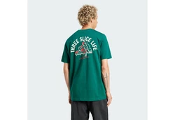 ADIDAS SPORTSWEAR Funktionsshirt Lounge Pizza Graphic Grün/Dunkelgrün