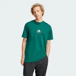 ADIDAS SPORTSWEAR Funktionsshirt Lounge Pizza Graphic Grün/Dunkelgrün