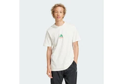 ADIDAS SPORTSWEAR Funktionsshirt Lounge Pizza Graphic Weiß/Hellblau/Creme/Beige/Khaki/Rot