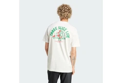 ADIDAS SPORTSWEAR Funktionsshirt Lounge Pizza Graphic Weiß/Hellblau/Creme/Beige/Khaki/Rot