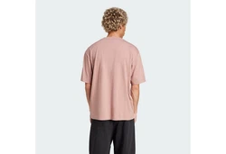 adidas Sportswear Poloshirt ESSENTIALS LOOSE FIT 3 BAR LOGO Braun/Rosa/Beige