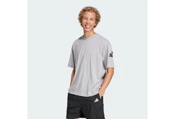 adidas Sportswear Poloshirt ESSENTIALS LOOSE FIT 3 BAR LOGO Hellgrau/Grau