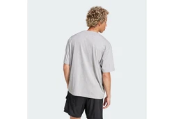 adidas Sportswear Poloshirt ESSENTIALS LOOSE FIT 3 BAR LOGO Hellgrau/Grau