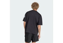 adidas Sportswear Poloshirt ESSENTIALS LOOSE FIT 3 BAR LOGO Schwarz/Dunkelgrau/Hellgrau