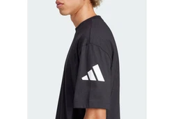 adidas Sportswear Poloshirt ESSENTIALS LOOSE FIT 3 BAR LOGO Schwarz/Dunkelgrau/Hellgrau