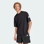adidas Sportswear Poloshirt ESSENTIALS LOOSE FIT 3 BAR LOGO Schwarz/Dunkelgrau/Hellgrau
