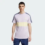 adidas Originals Poloshirt 3-Streifen Panel T-Shirt Lila